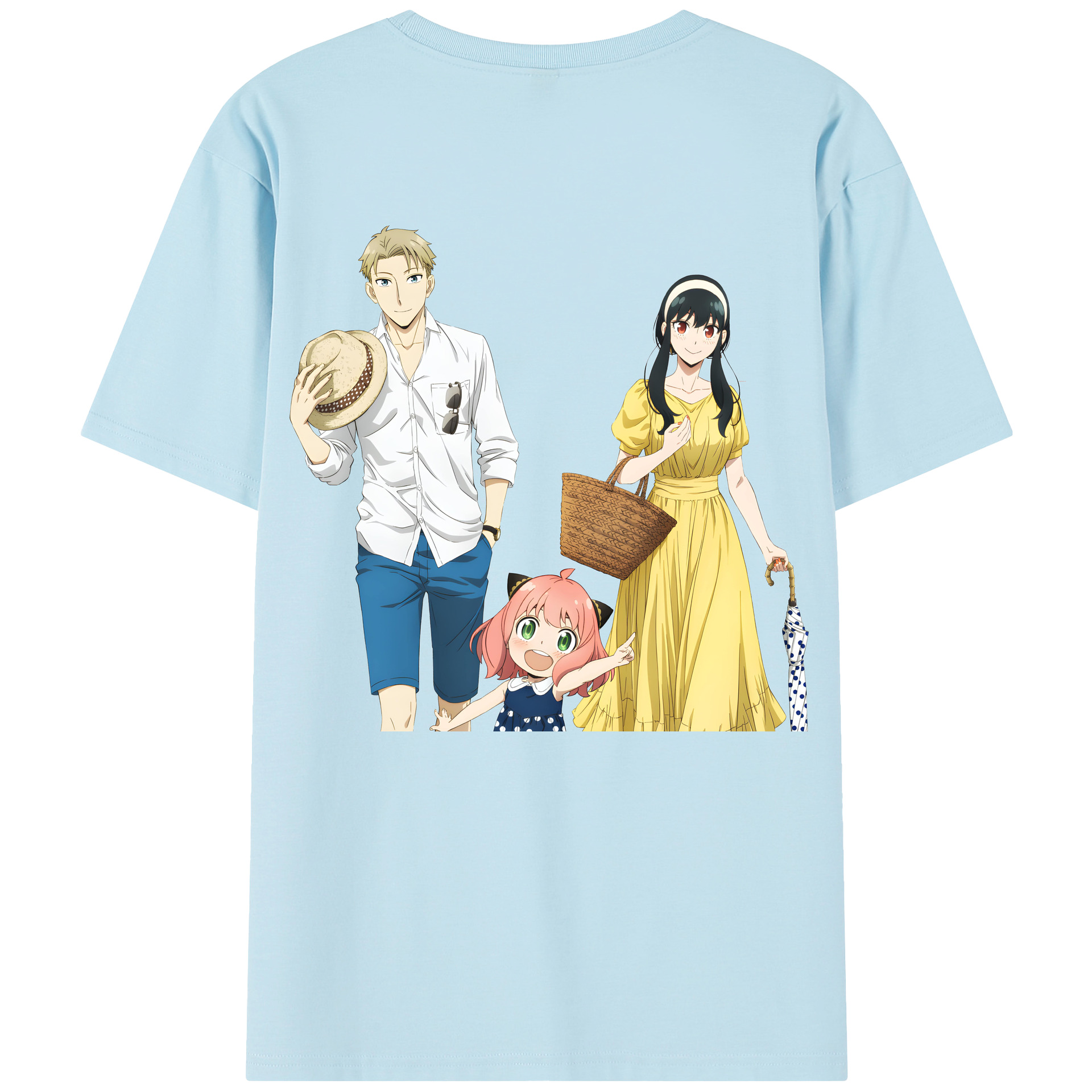 （画像用） SPY×FAMILY间谍家家酒 綿100％半袖Tシャツ（背面プリント）